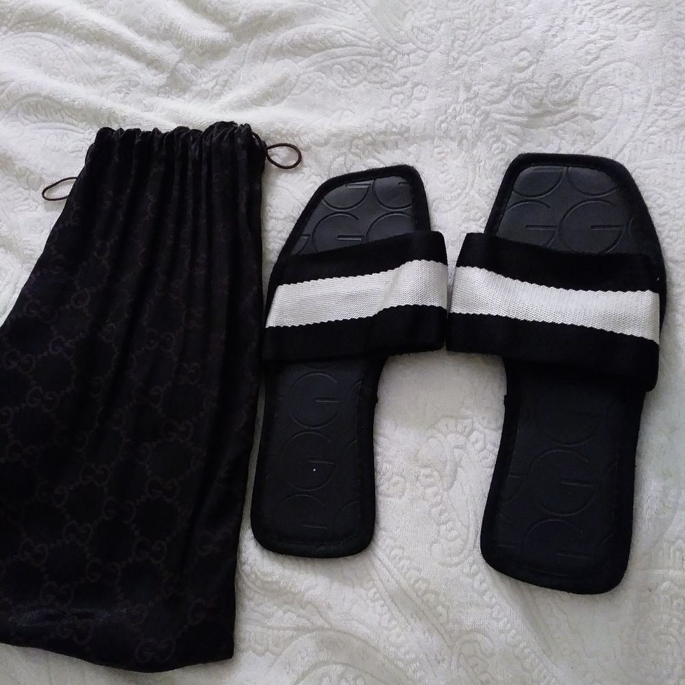 Authentic Gucci Slides - Picture 4 of 8